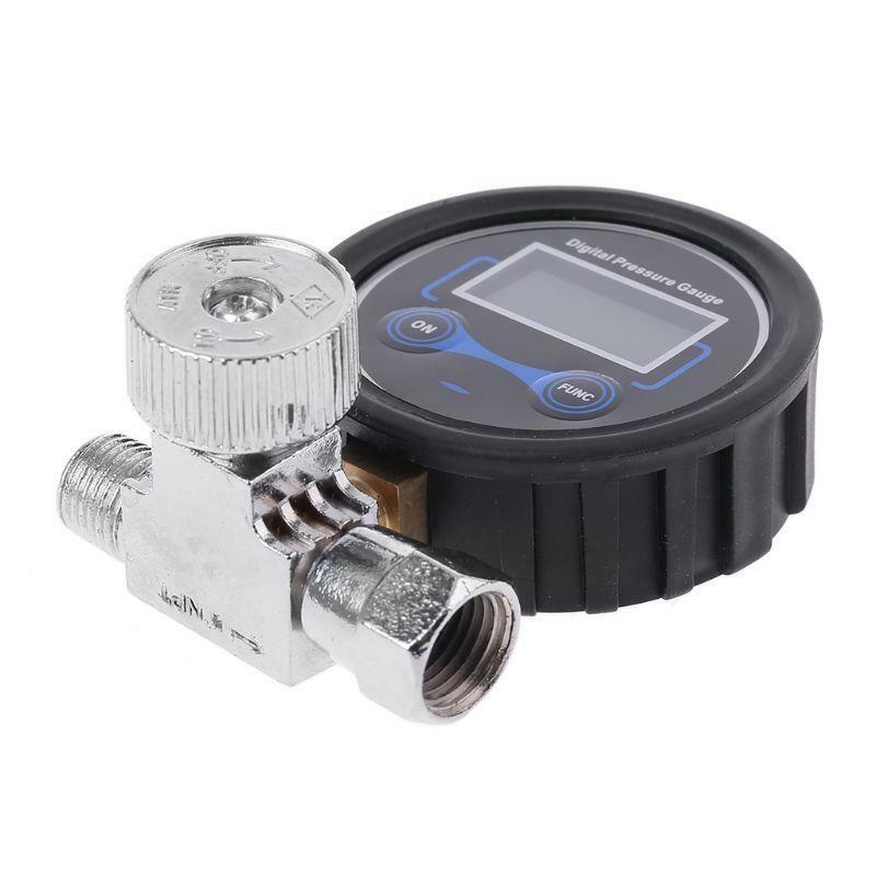 Digital 1/4" 200PSI Air Pressure Regulator Gauge Control Valve for Spray Gun