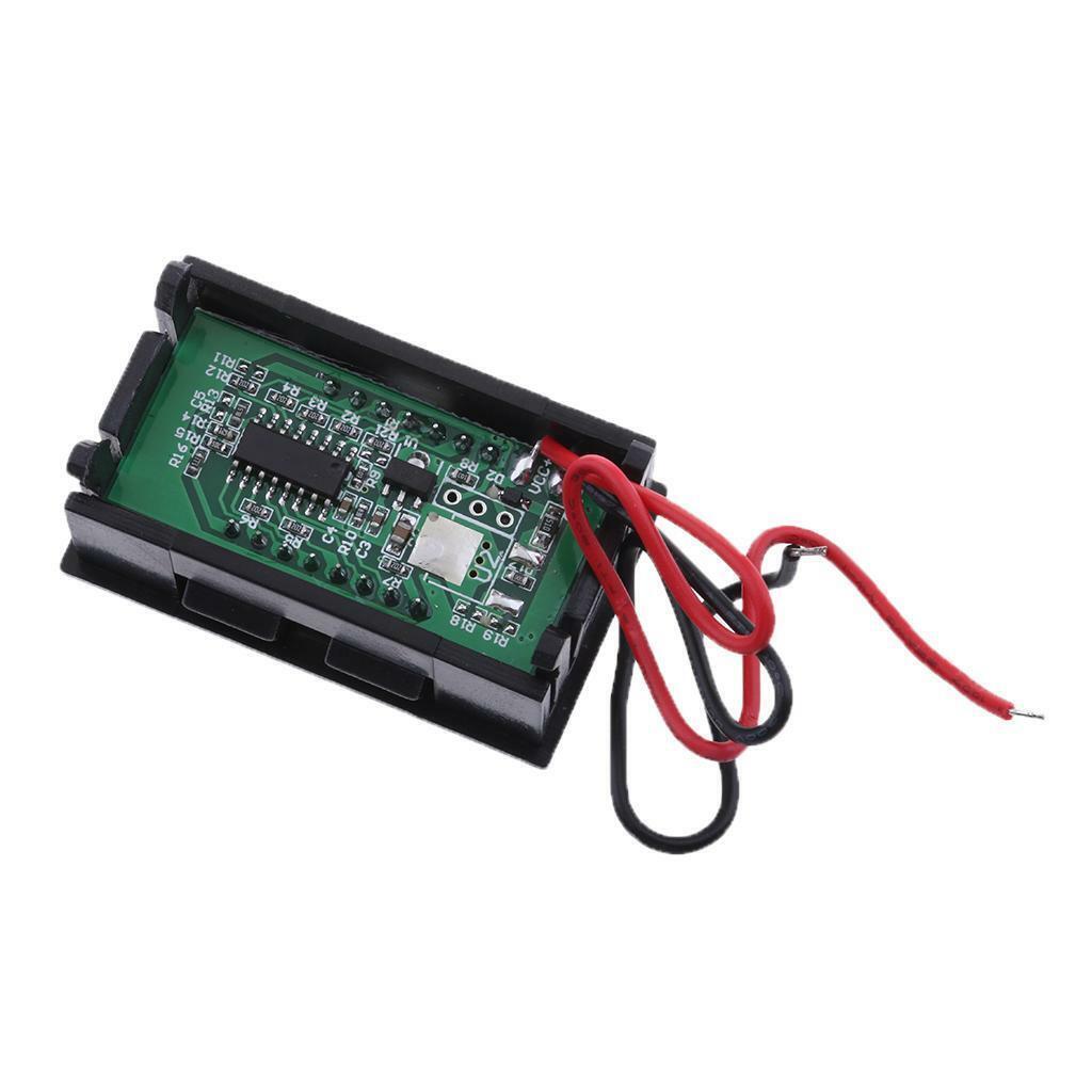 12V LED Indicator Battery Capacity  Voltmeter for Motor Modification