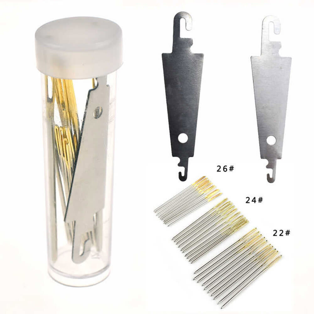 30pcs Cross Stitch Sewing Needle Threading Device DIY Tool Needle Threader