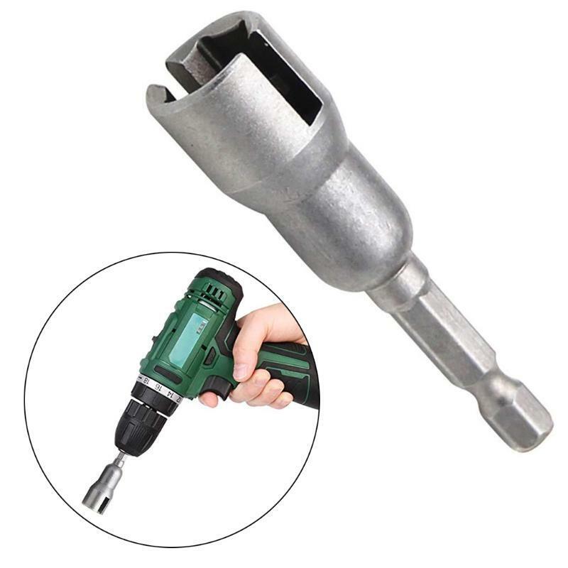 Slotted Bolt Sleeve Wrench 1/4'' Socket Adapter Electric Wrench Extension Rod