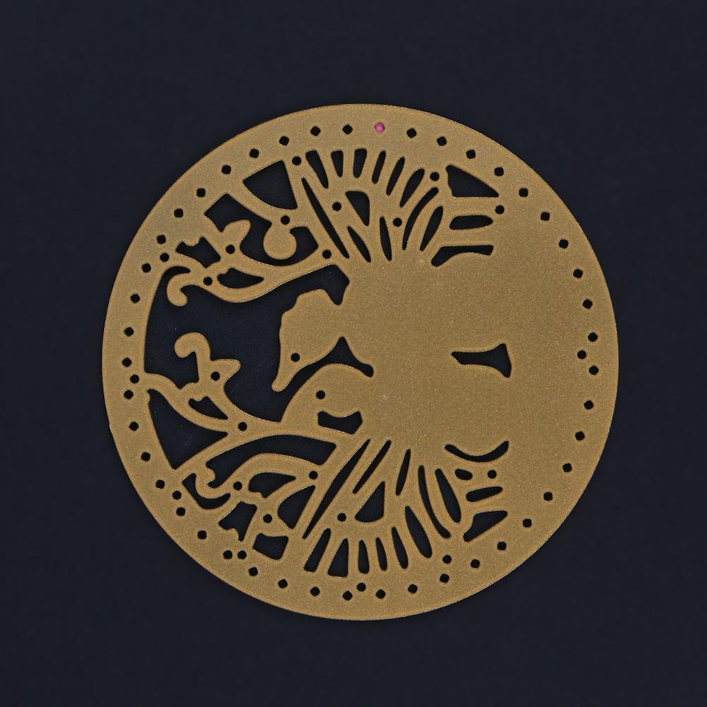 Circle Shape DIY Metal Scrapbook Embossing Cutting Die Stencil Craft Decor