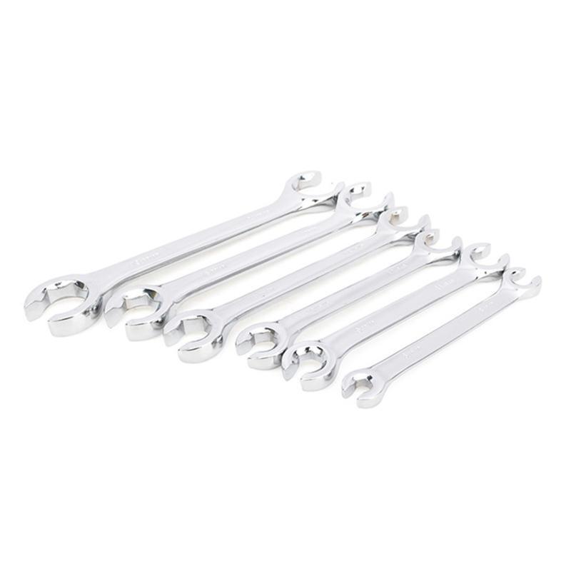 6~21mm Chrome Vanadium Steel Tubing Flare Nut Wrench Set