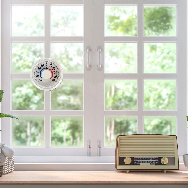 Window Thermometer Temperature Indoor/Outdoor Temp Monitor Meter for Household