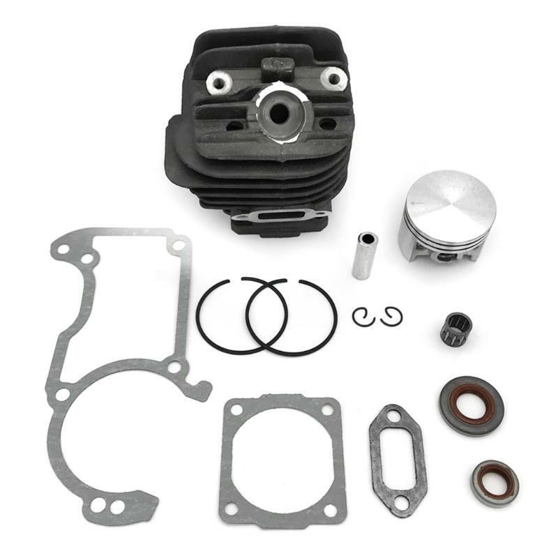 44.7mm Big Bore Cylinder Piston & Oil Seal Gaskets Kit Fit For 026 026PRO MS260