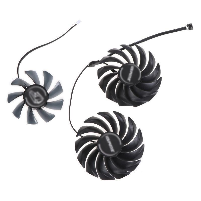 1 Pair Graphics Card Cooling Fan for Colorful iGame GeForce RTX 3060 4Pin 12V