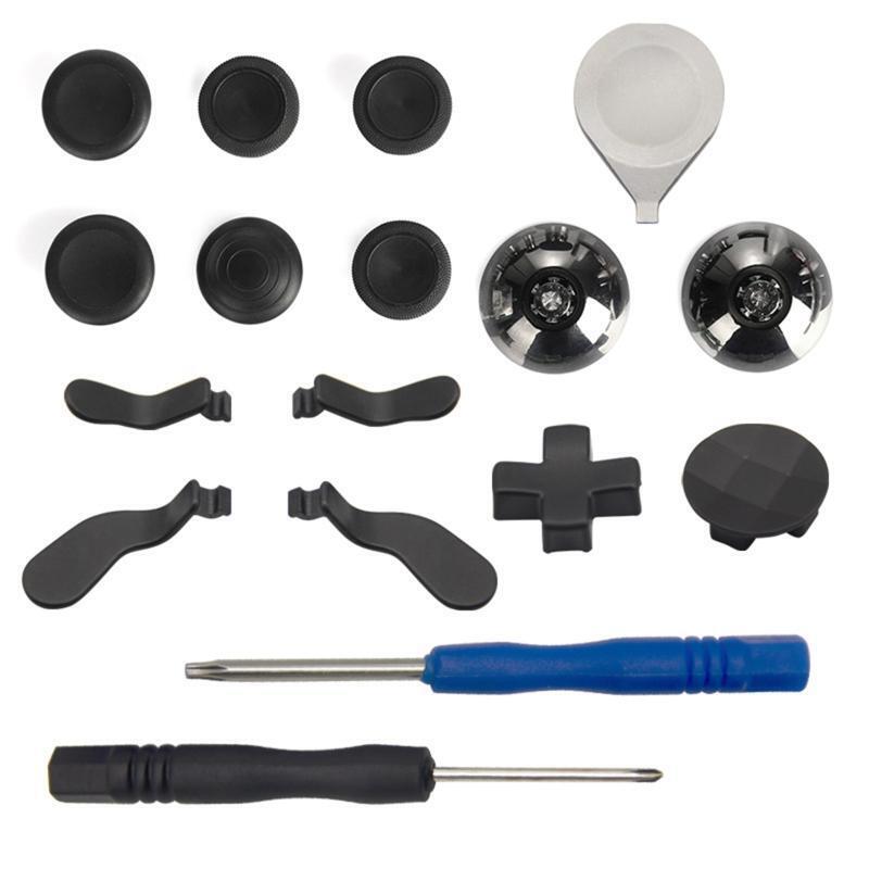 17 Pieces Paddles Metal Mod 6 Swap Joystick for -Xbox One Elite 2 Series Control