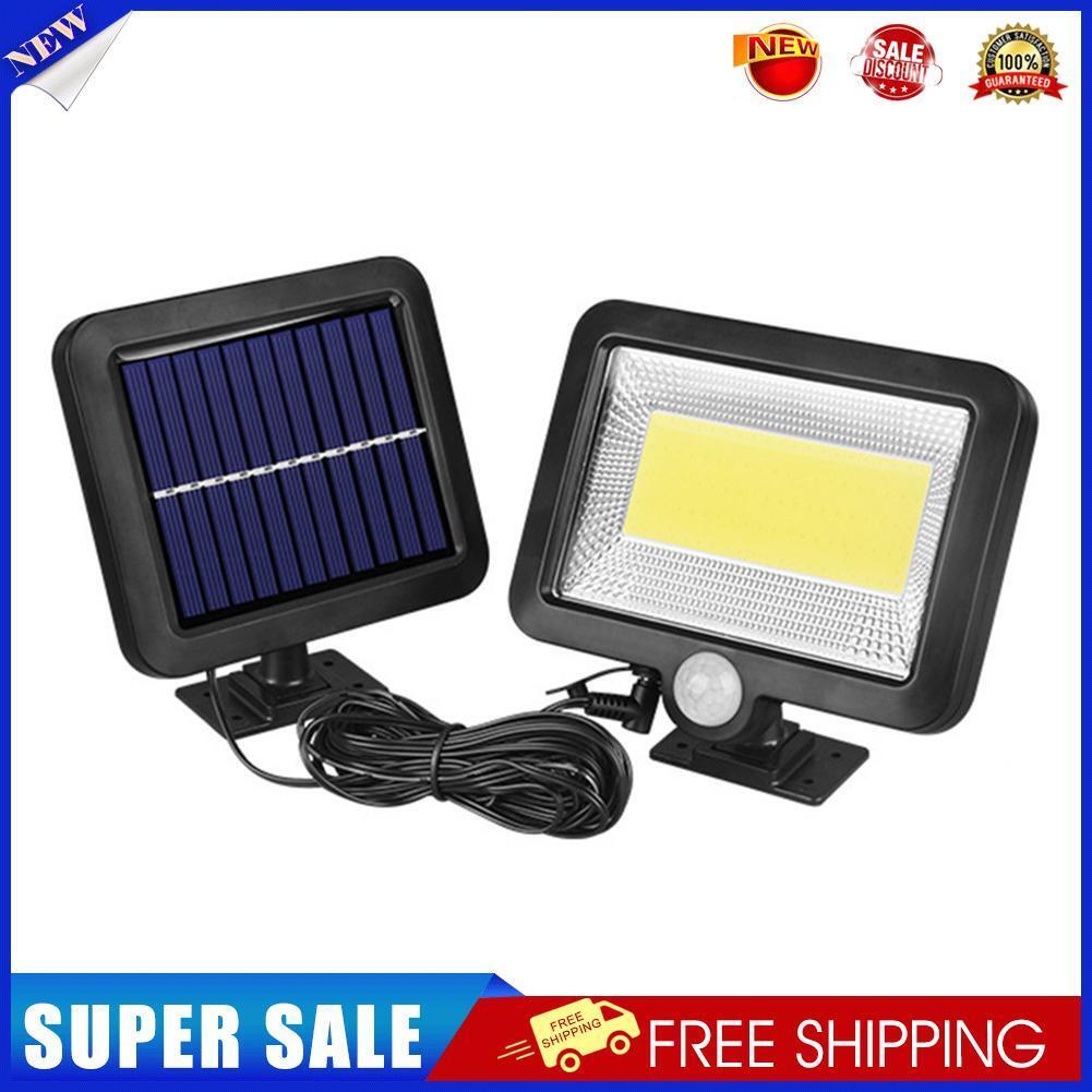 2pc COB 100LED Solar Lamp Motion Sensor Waterproof Outdoor Path Night Light