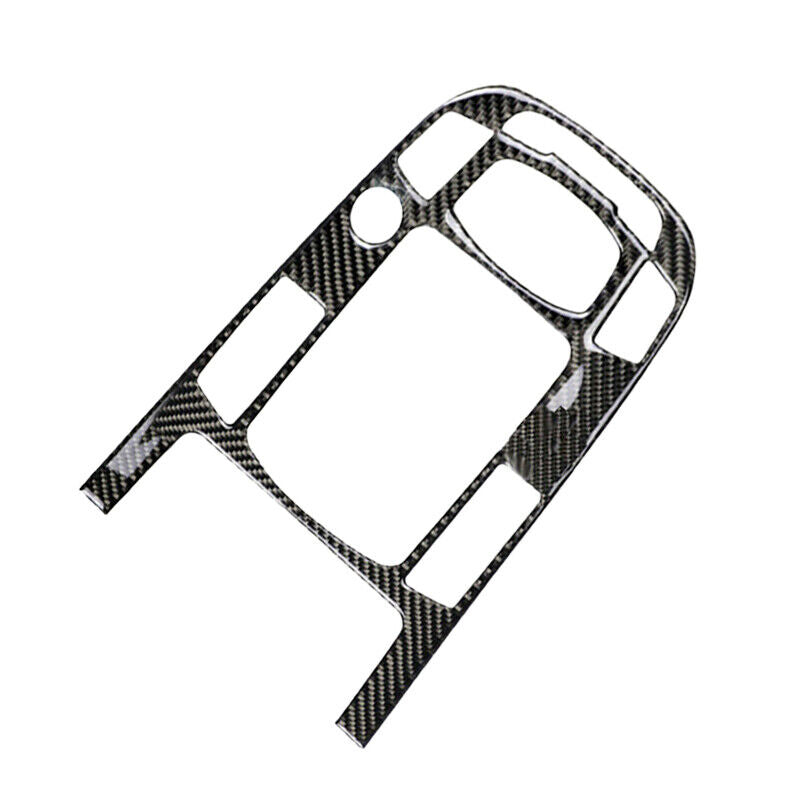 Carbon Center Console Gear Shift Box Panel Cover Trim Fit For Audi A4 Q5 09-17