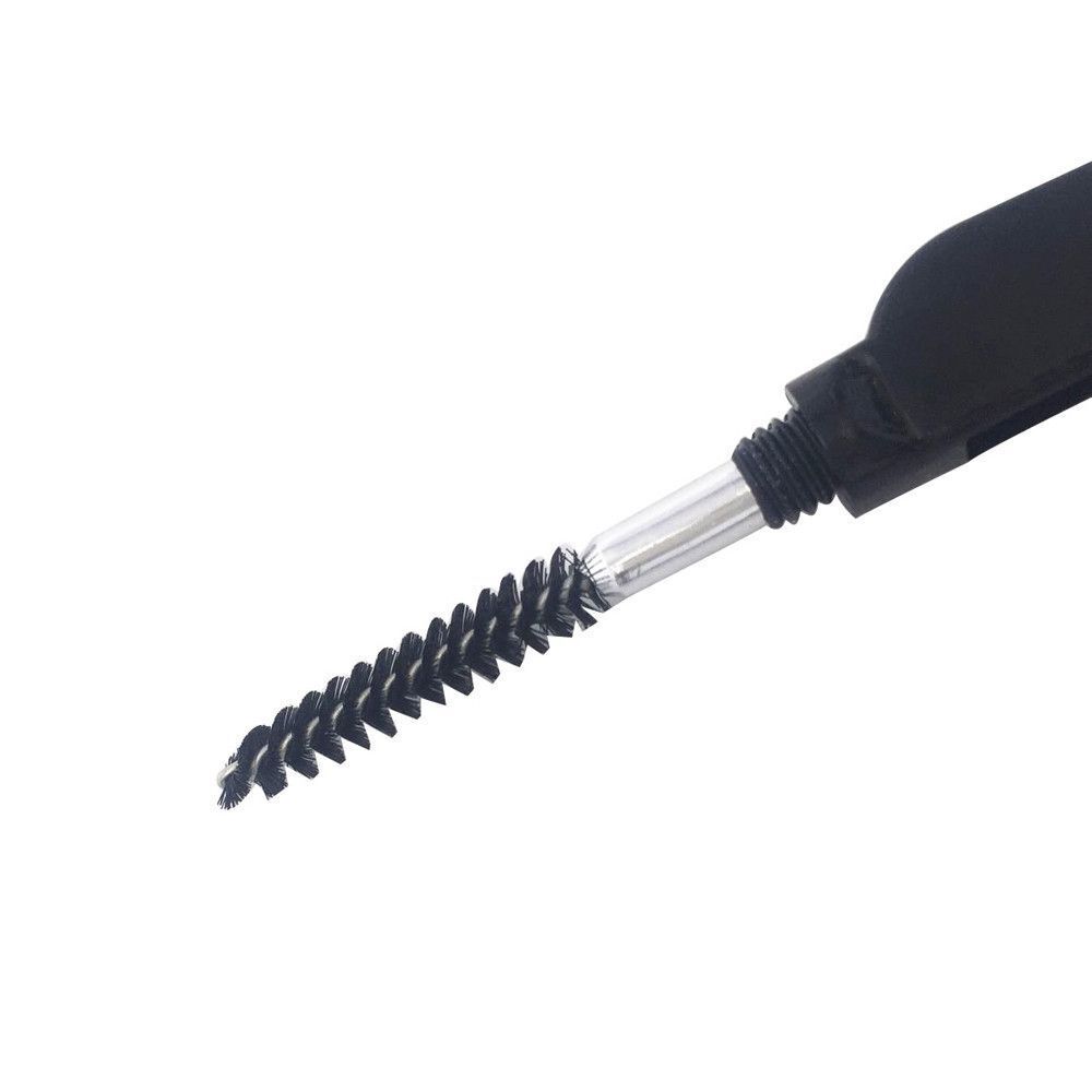 Fashion Mascara Separator Eyebrow Brush Dual-Head Foldable Eyelash Metal Comb