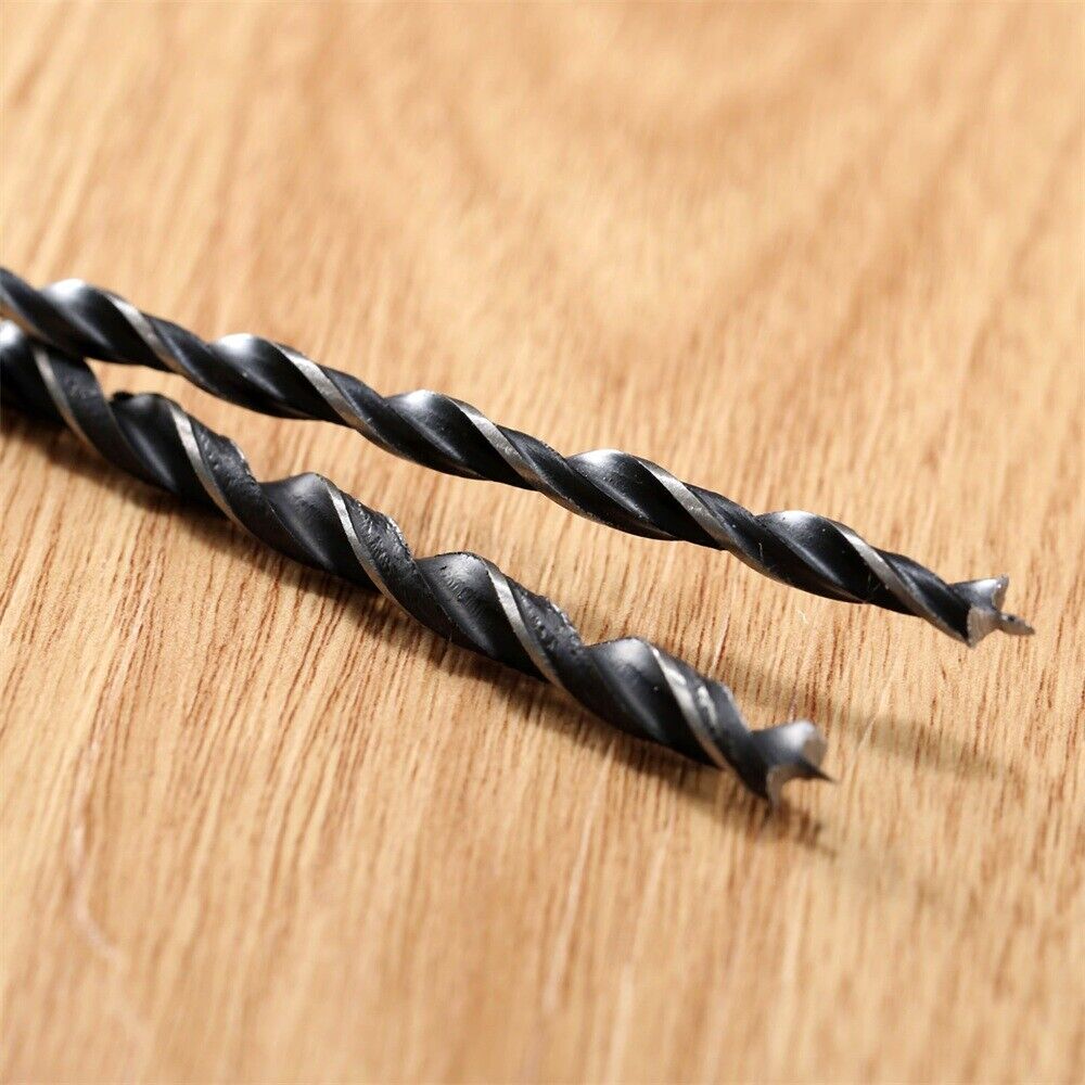 7Pcs 4mm-12mm Wood Working Twist Drill Bits Boring Extra Long Drill Rotary Tool
