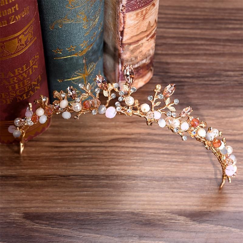 Beautiful Wedding Crown Baroque Rhinestone Bride Hair Crown Bride Crown Tiara