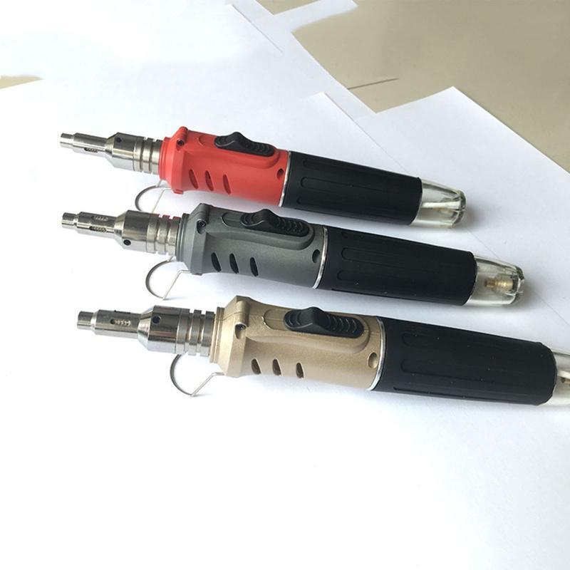 Upgraded Soldering Iron Kit Gas Soldering Iron Set 10 in 1 Welding Kit with Box