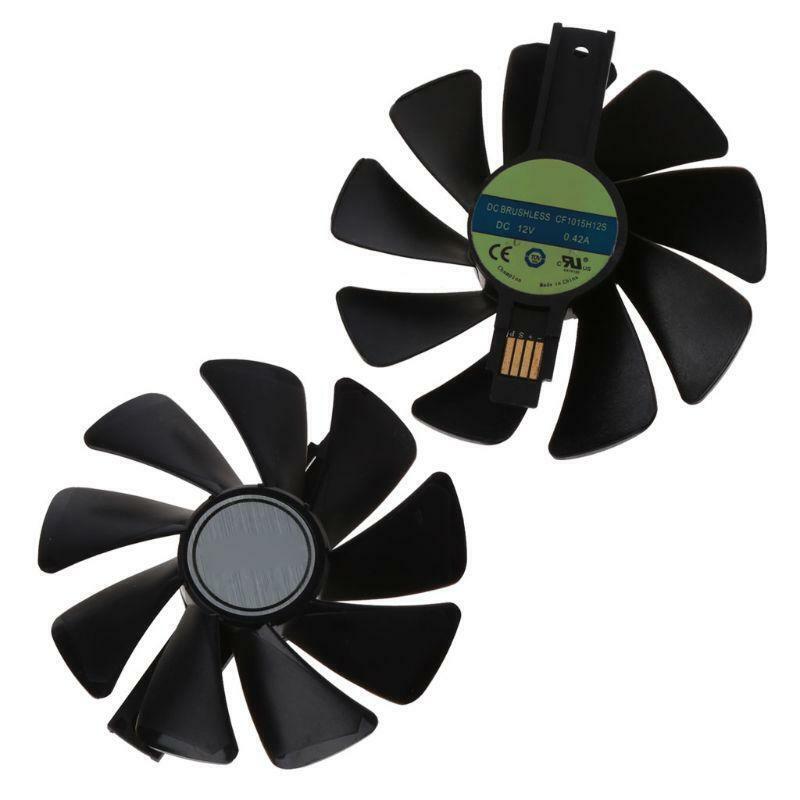 Replacement for Sapphire NITRO RX 580 480 470 4G RX Vega64 8GB Graphics Card Fan