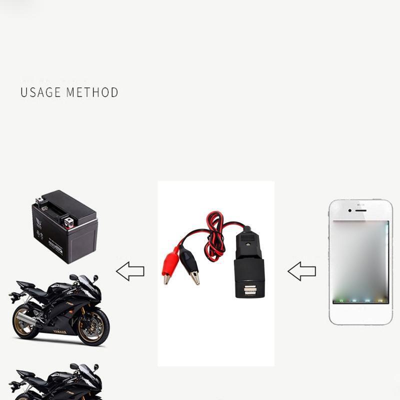 Universal 12V-80V E-bike Dual USB Port Charger for Phone Power Bank Earphone