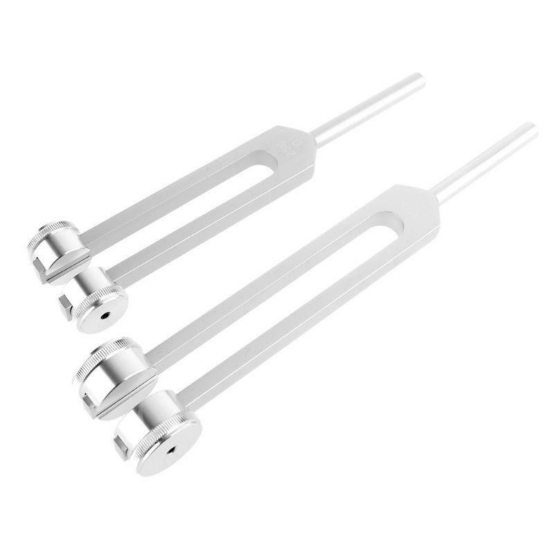 6Pcs/Set Aluminum Medical 128Hz-4096Hz Tuning Fork Kit Healing Sound Vibration