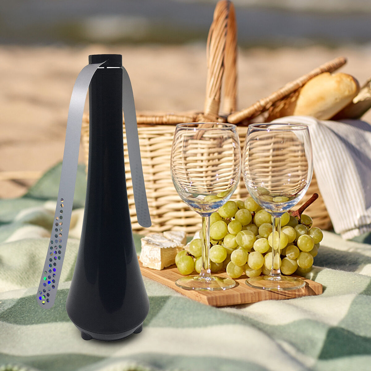 Bug Repellent Fan Automatic Fly Deterrent Fan for Table Enjoy Outdoor Meal