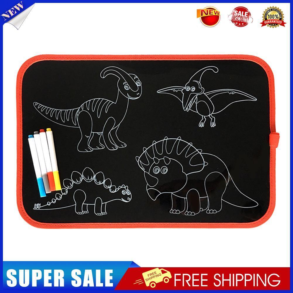 Soft Chalk Drawing Board Baby DIY Drawing Book Coloring Book w/Water Chalk