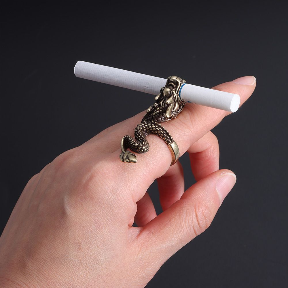 Clip Cigarette Holder Ring Smoking Holder Finger Hand Rack Cigarettes Clip