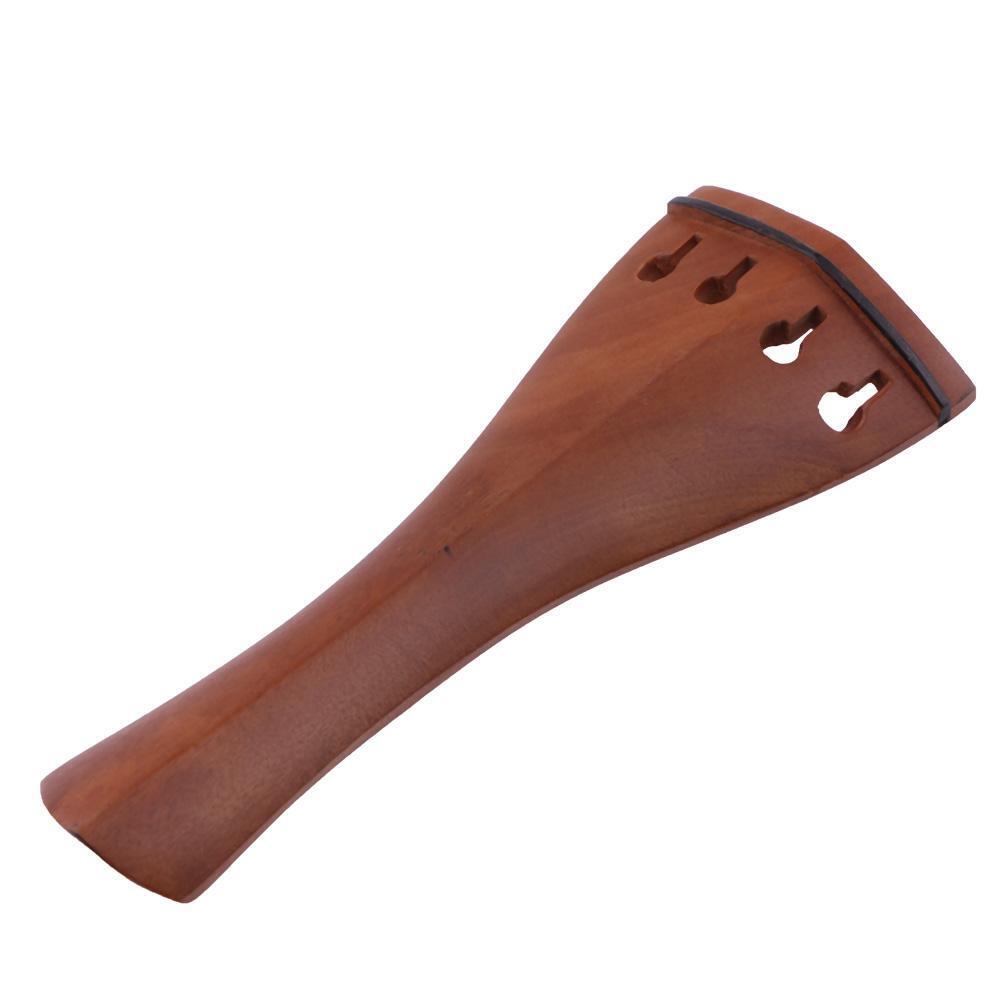 4/4-3/4 Brown Jujube Wood Violin Fine Tuner Tailpiece Big with Tail Rope