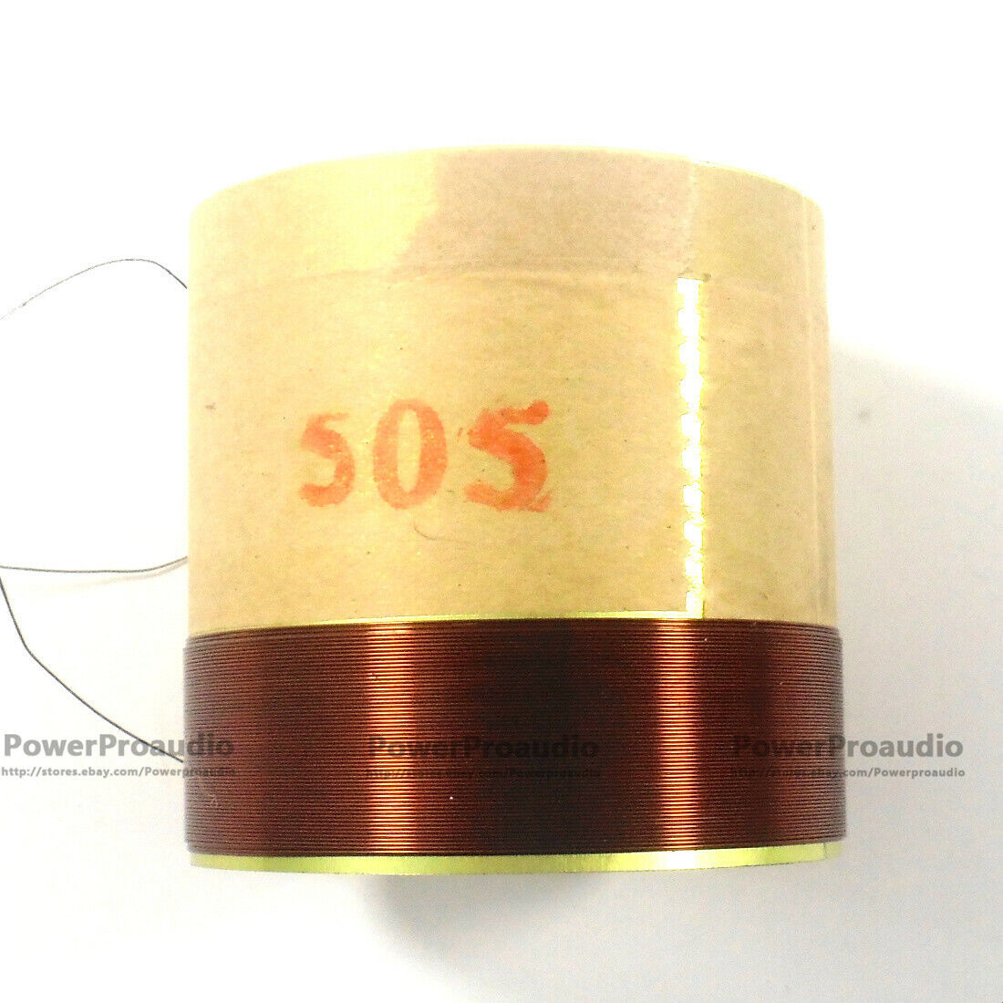 2x 50.5mm Voice coil Copper wire 8 Ohm For Loudspeaker Repair Tweeter 2layers