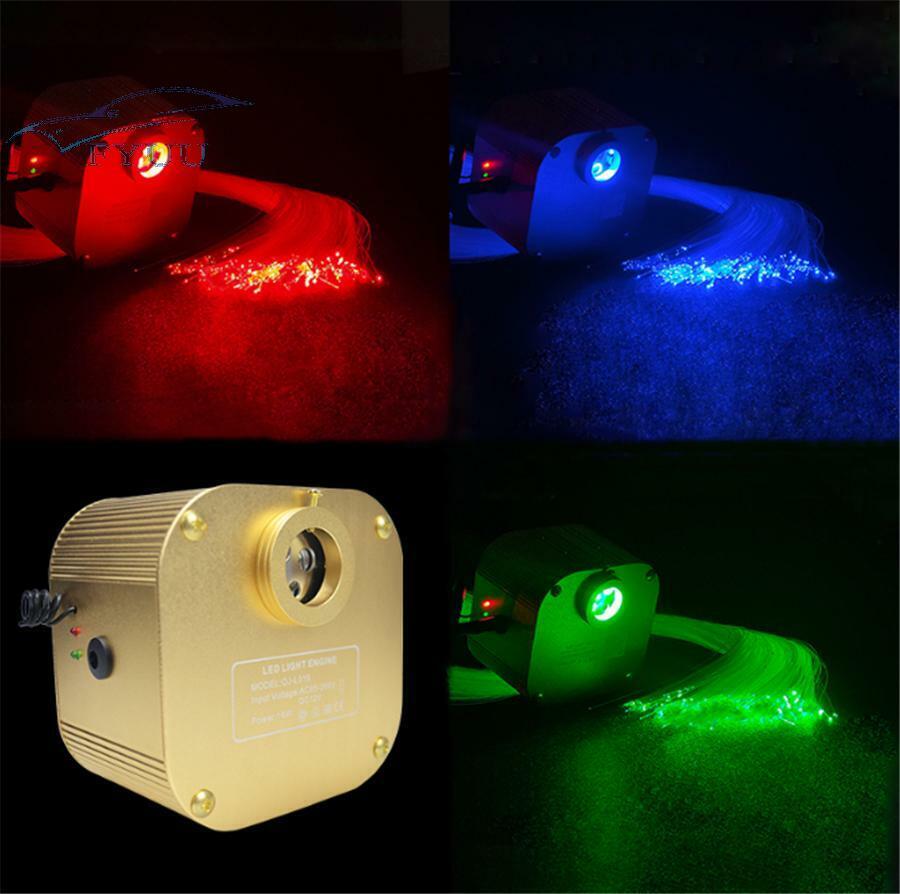 300pcs 16W 2M Bluetooth  Remote Music Control Star Ceiling winkle RGBW Fiber