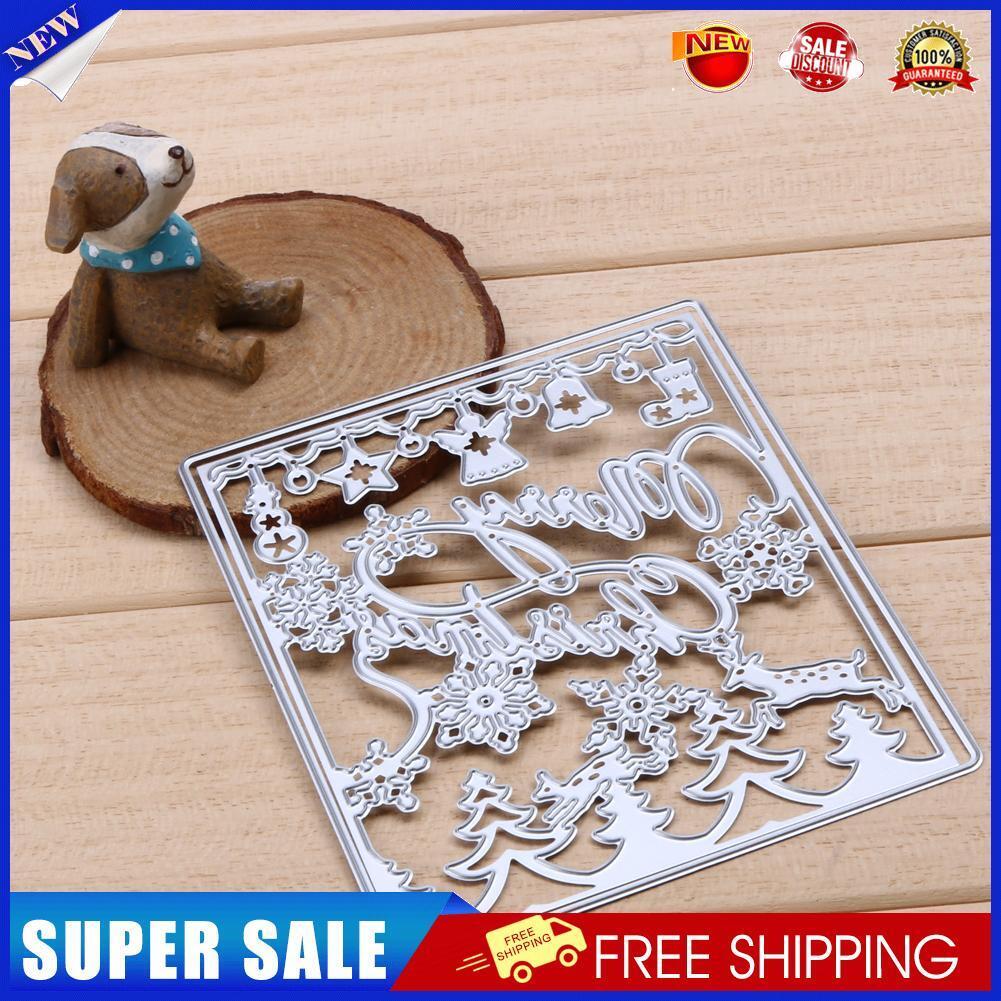 Merry Christmas Cutting Dies Stencil For DIY Scrapbook Album Paper Card-119