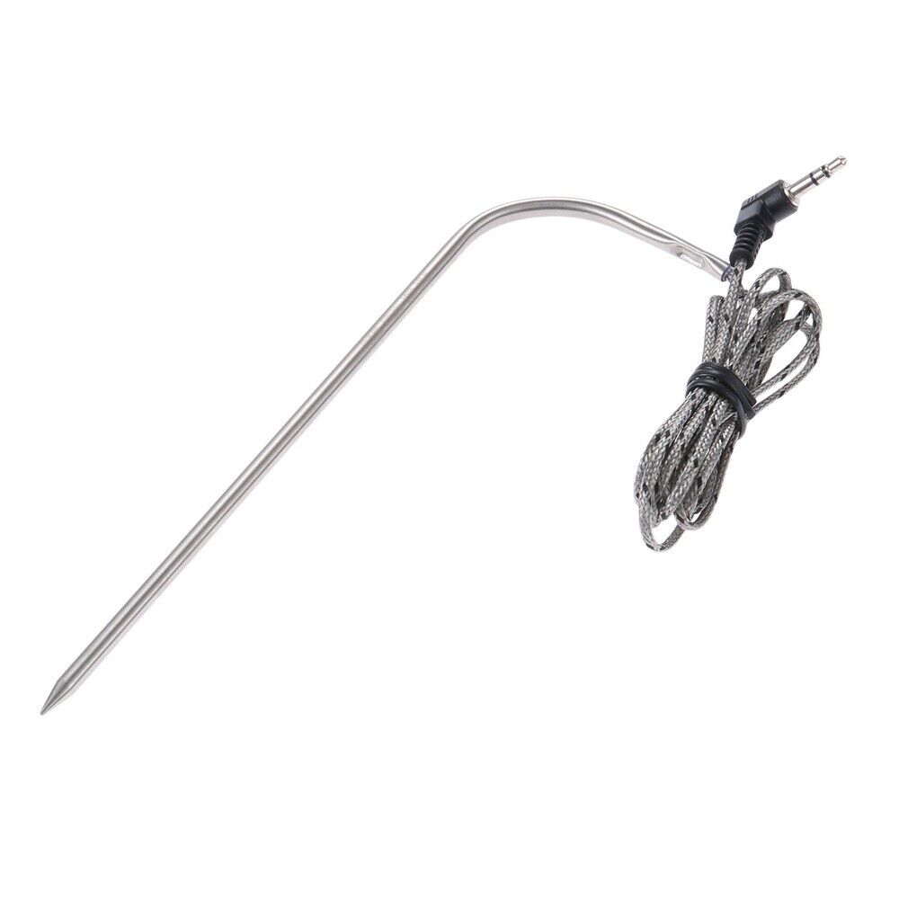 BBQ Meat Temperature Probe Sensor 3.5mm Adapter For Traeger Wood Pellet Grills
