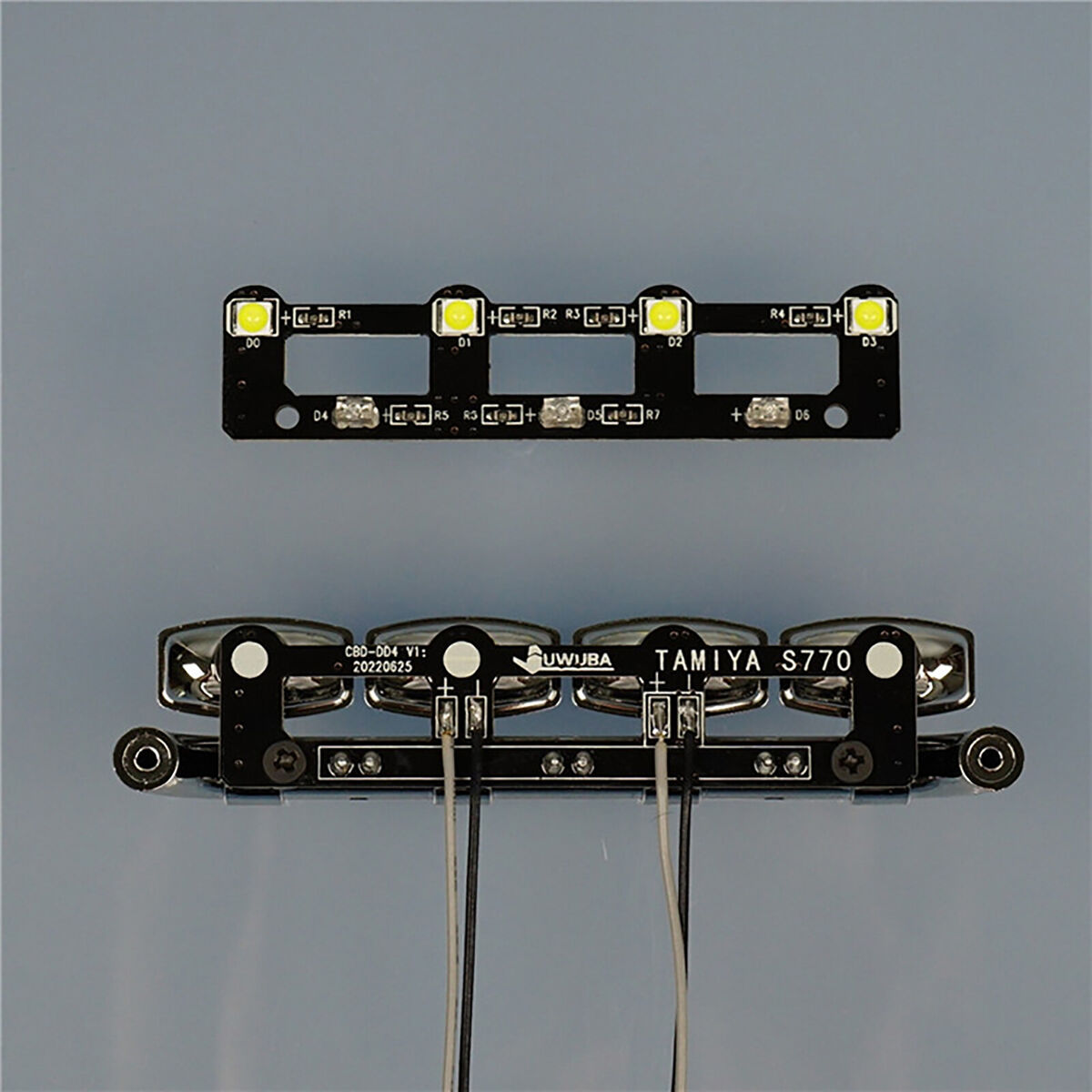 Front Spotlight PCB Spotlight Board RC Car for TAMIYA 770S 6×4 56368 Accessory