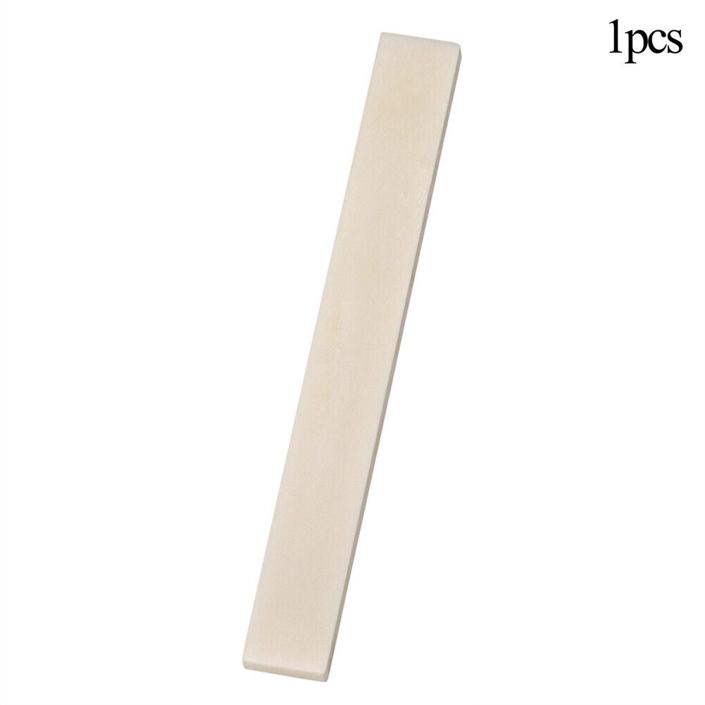 Guitar Bone Blank Bridge Saddle for Folk Classical Acoustic Guitar (1pc)