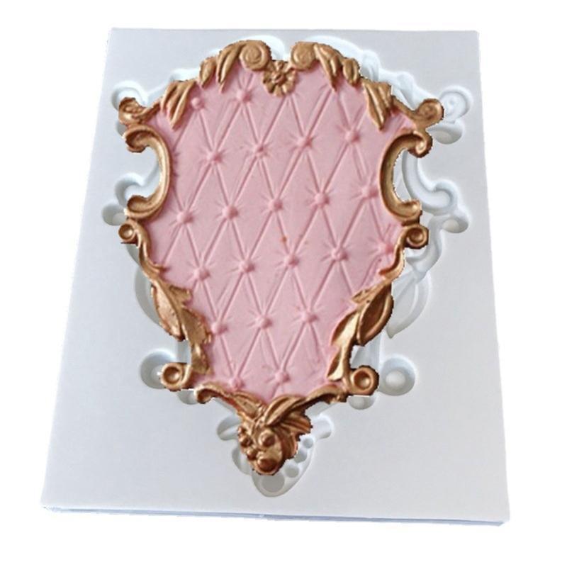 Silicone Cookie Cutters European Style Picture Frame Baking Tool Cake Decoration