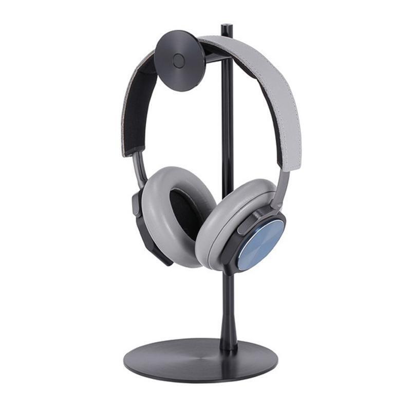 Gamer Headphone Stand Headset Holder with Non-slip Base Saving Space Black