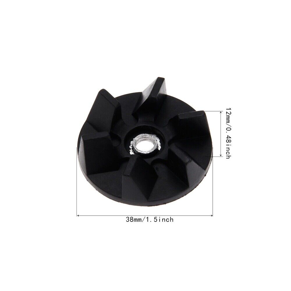 2Pcs Rubber Drive Clutch Coupler Cog Gear For Cuisinart Hamilton Beach Blenders