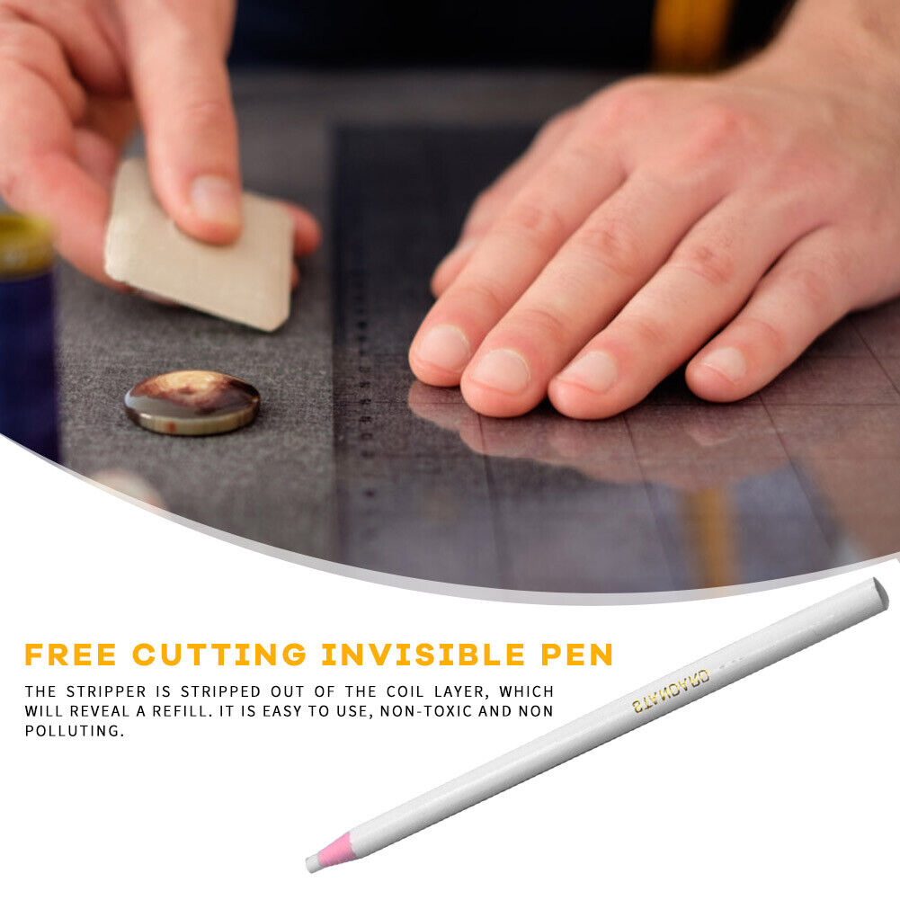 6 Colors Tailor Pencil Cut-free Erasable Patchwork Sewing Chalk (White)