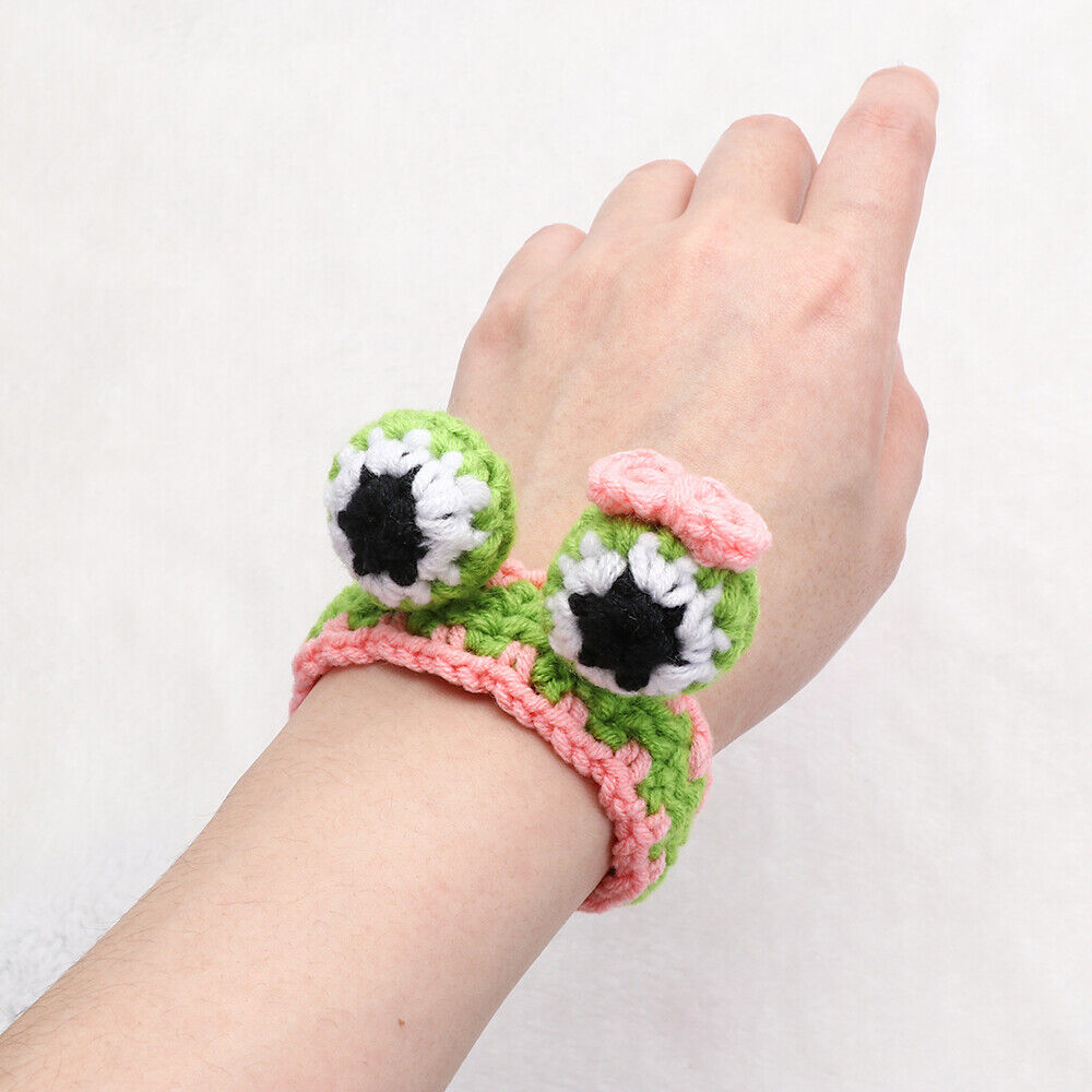 Creative Jewelry Child Rabbit Ear Cute Animal Woven Bracelet Frog Wool Knitting
