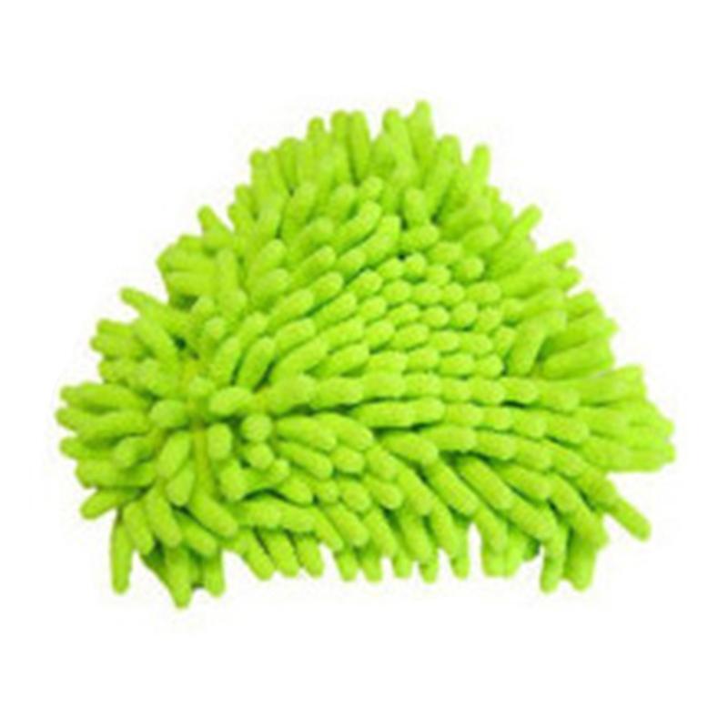 Multi-Purpose Triangular Mop Heads Mini Brush Head Replacement Rotatable Mop