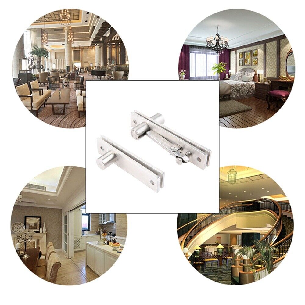 Steel Revolving Door Hinge Heavy Duty Door Top Bottom Pivot Hinge Hardware 1 Set