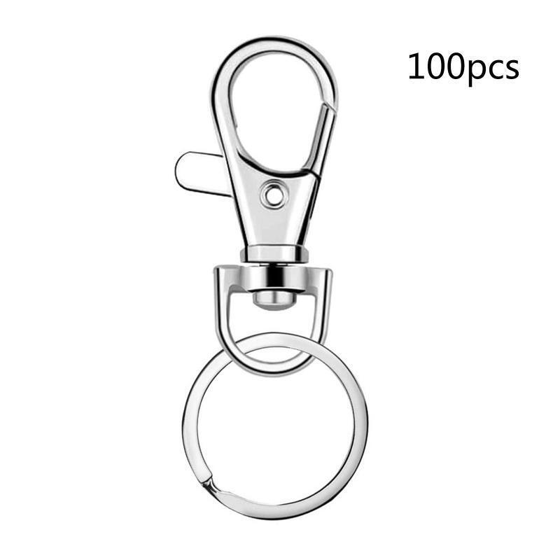 1 Set Alloy Lobster Clasps Hooks with Jump Rings for DIY Jewelry Making Keychain