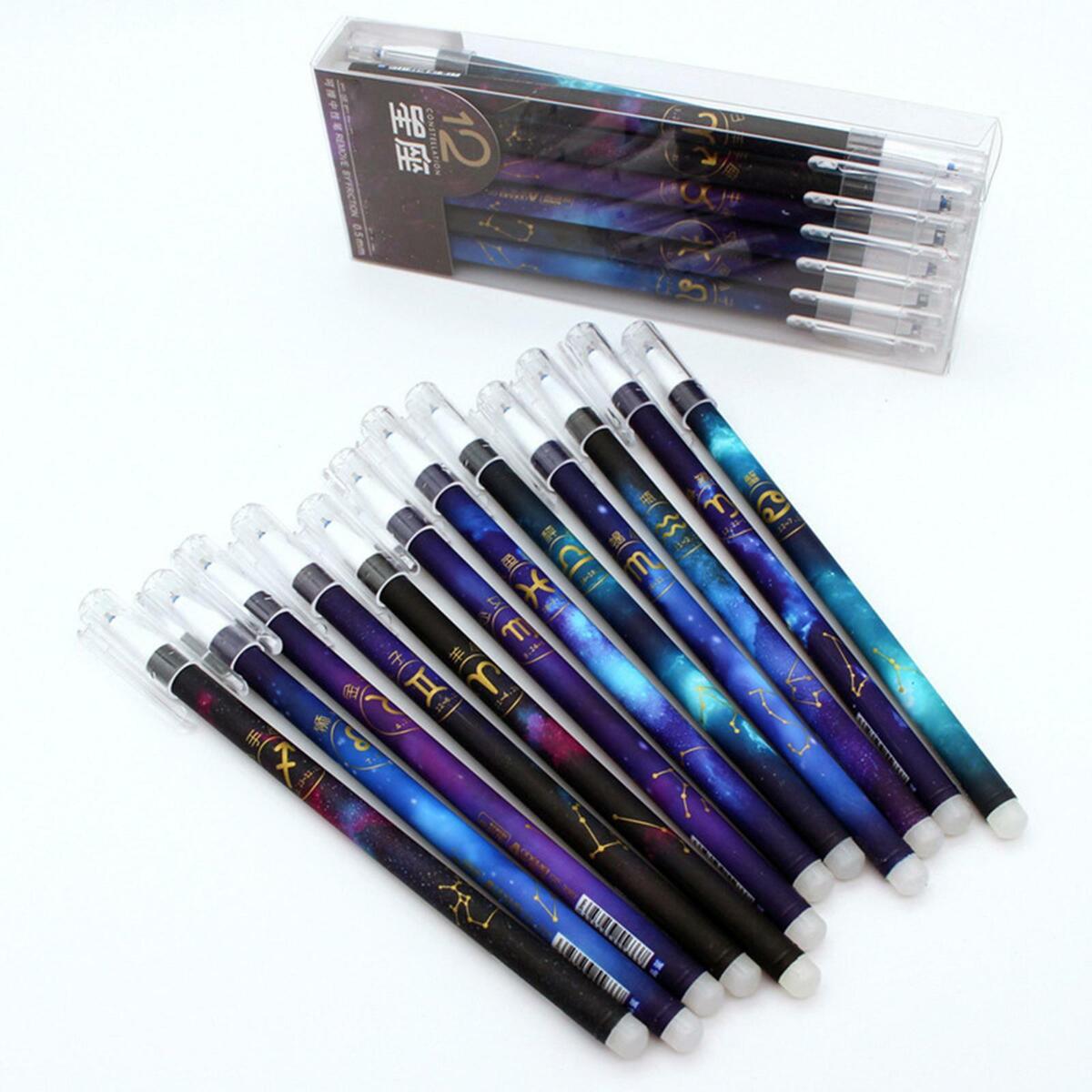 12x Erasable Gel  Constellation Ink   Stationery Supplies