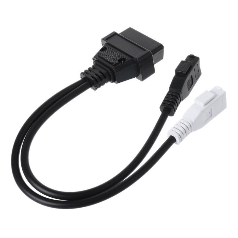 2X2 16 Pin Female OBD2 Diagnostic Connector VAG Adapter Cable Fit for Audi Skoda