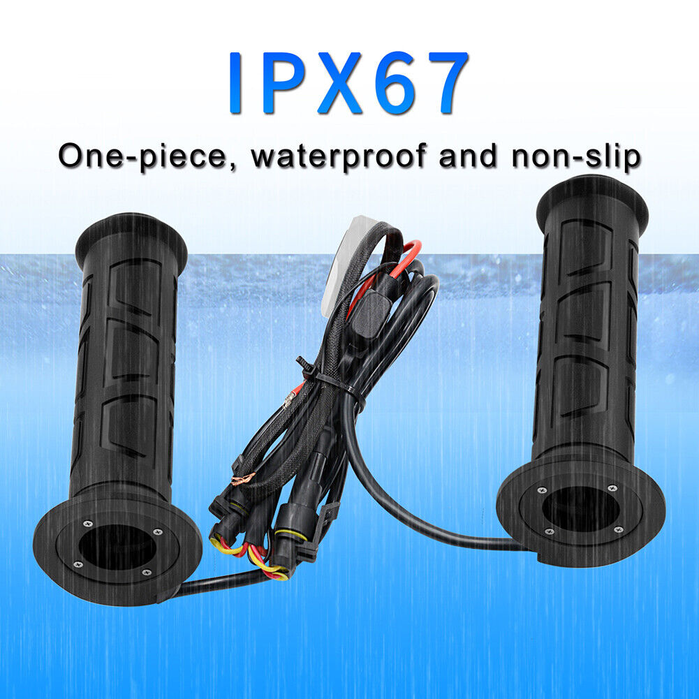 WUPP ZH-983F2 Waterproof Motorcycle 22mm Electric Heated Grips Hand Warmers