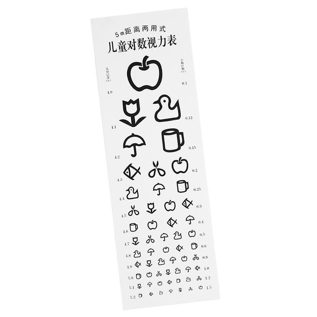 Kindergarten Eye Test Chart Non-reflective Visual Testing Chart  School