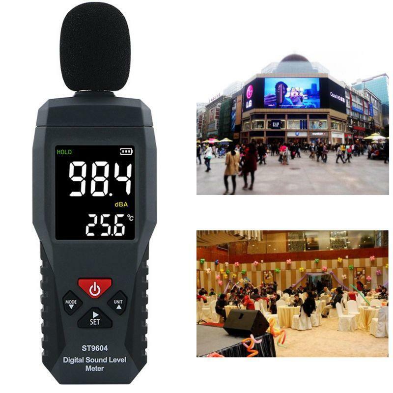 Digital Sound Noise Meter LCD Display Measurement Instrument Decibel Tester