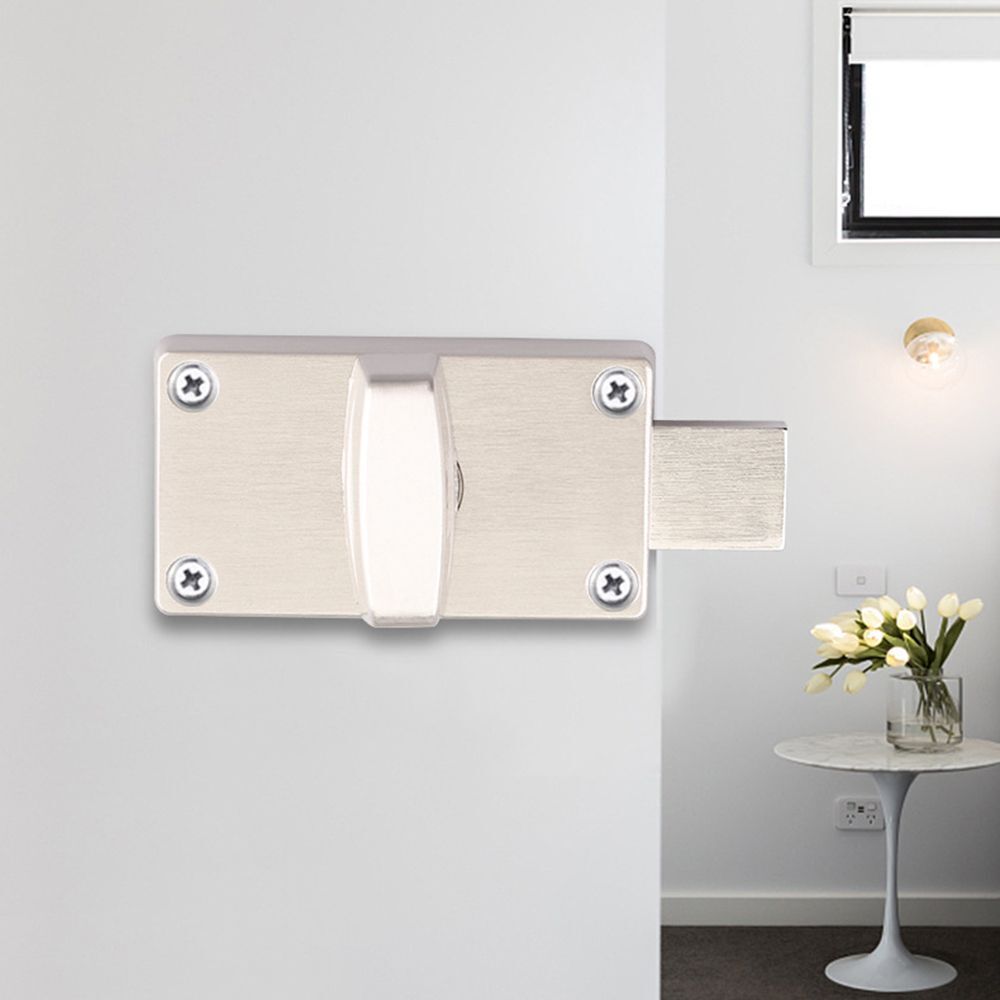 Lock Door Lock Toilet Convenient Lock Tool Partition Door Lock Stainless Steel