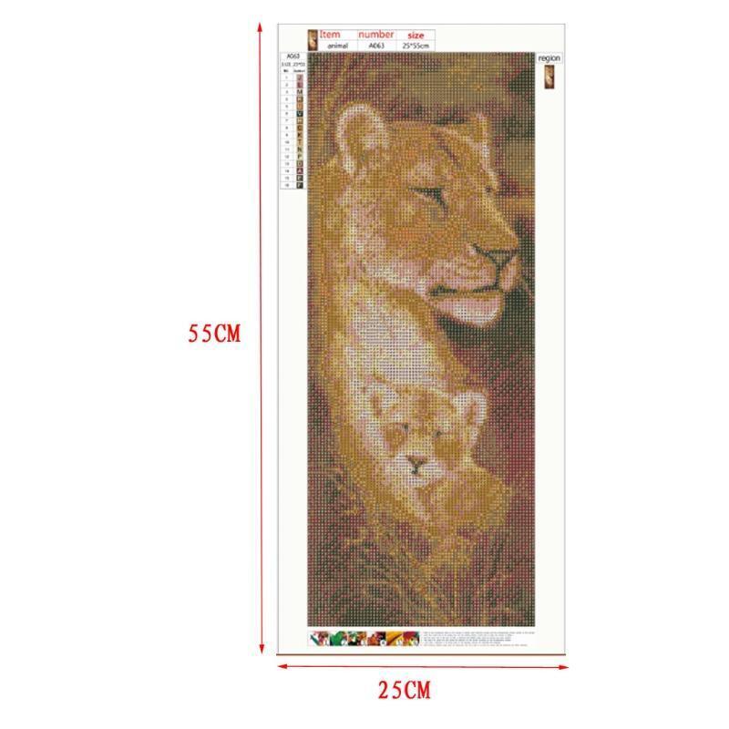 Lion 5D Full Diamonds Embroidery Painting DIY Painting Cross Stitch Home Decor