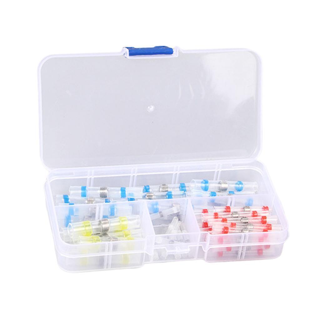 MagiDeal 50Packs Heat Shrink Tube  Terminal Connector to