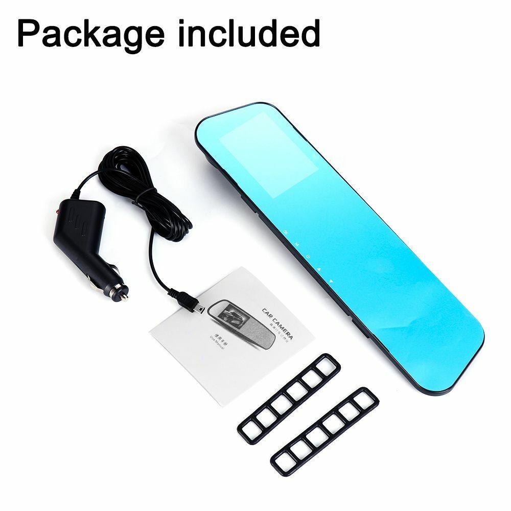 New Cam Camera Dash Car DVR Video Recorder HD 1080P Rear View Mirror