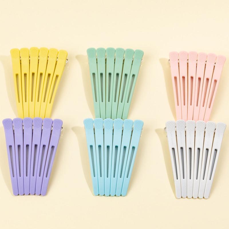 Colorful Hair Clips 12pcs/set Non-Slip Duckbill Alligator Hair Barrettes Pins