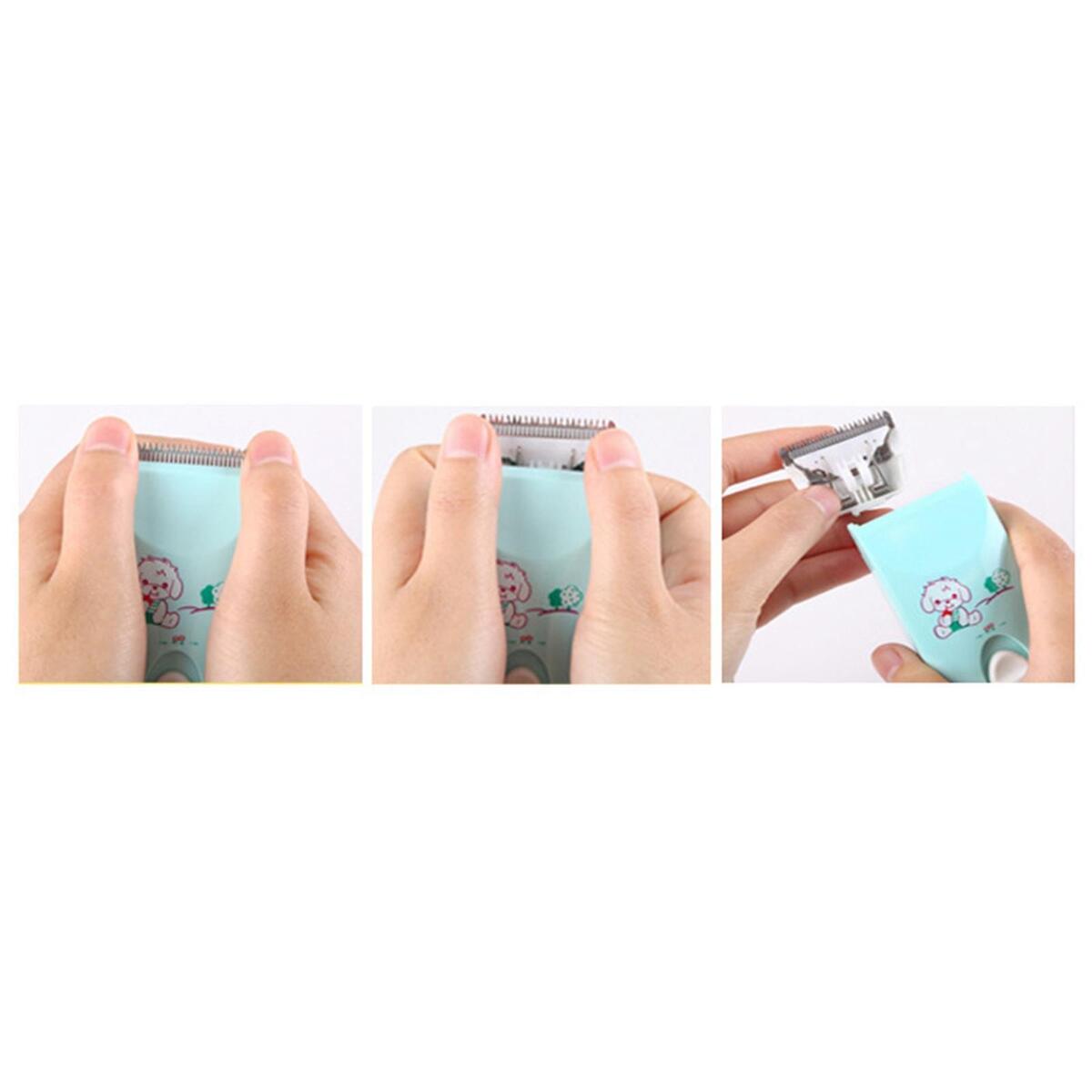 Ceramic Blade Electric Kids Hair Trimmer USB Charging for Child Fine Hair