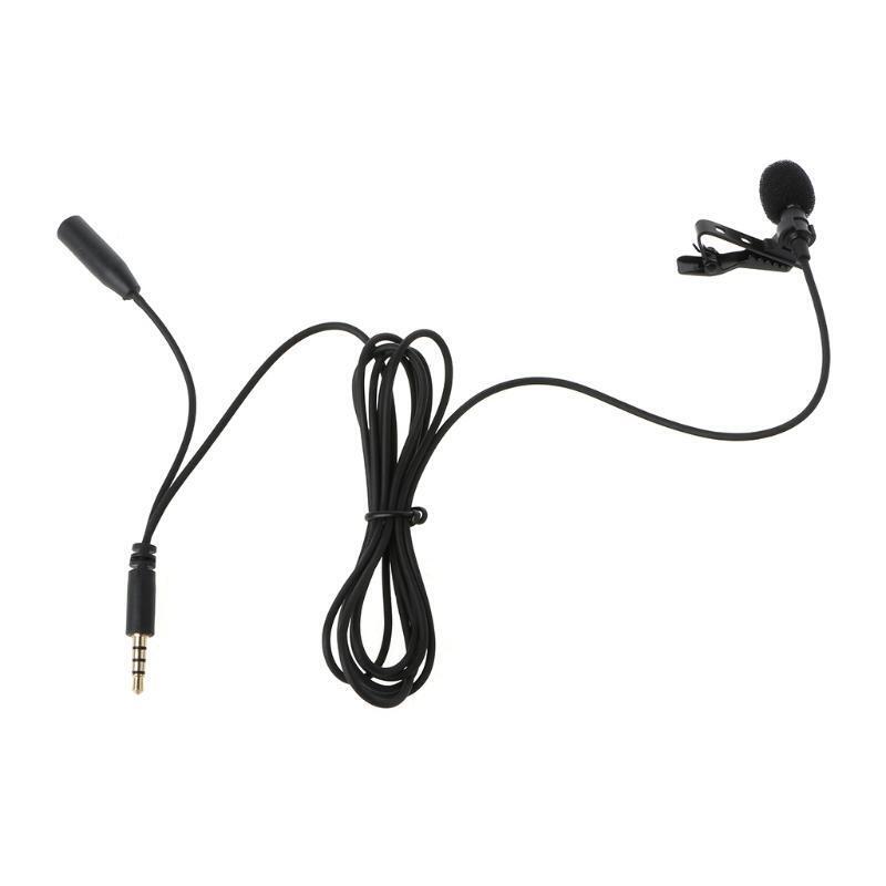 4.92ft Length Microphone with Sponge Cap Protector Practical 3.5mm Jack