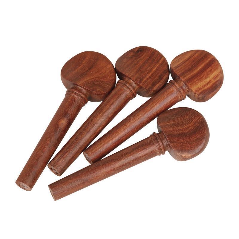 5Pcs Violin Repair Accessories Kit Violin Chin Rest Chinrest with 4 Tuning Pegs